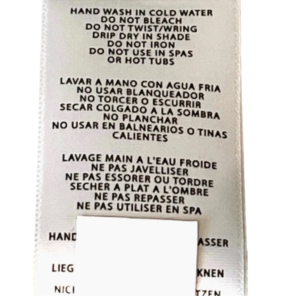 Michael Kors Swimsuit, one-shoulder, ribbed, one-piece,‎ Cream Color, Size 4